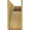 Ekena Millwork 11"W x 33"D x 22"H Classic Viola Rough Cedar Woodgrain TimberThane Corbel, Primed Tan CORUR11X33X22VIORCPR - alternate 5